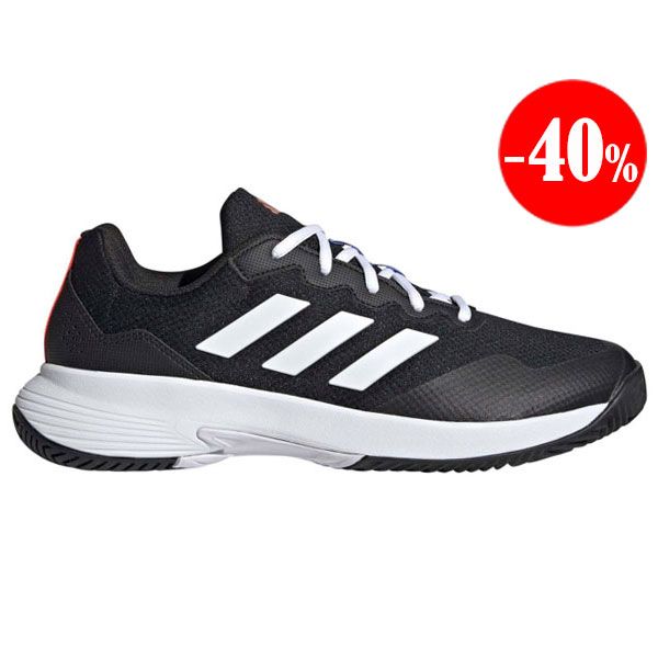 ZAPATILLAS GAMECOURT 2 NEGRO-BLANCA 2023 ADIDAS