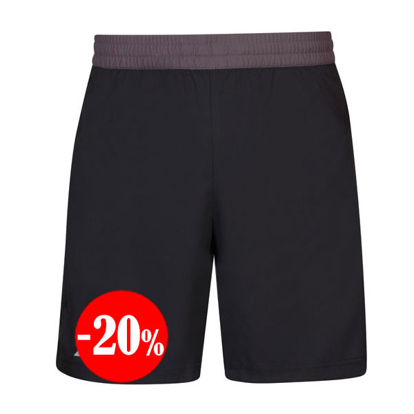 PANTALON PLAY CORTO NEGRO 2025 BABOLAT