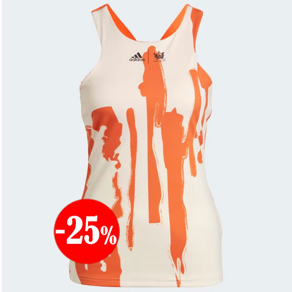 CAMISETA NEW YORK TIRANTES NARANJA ADIDAS