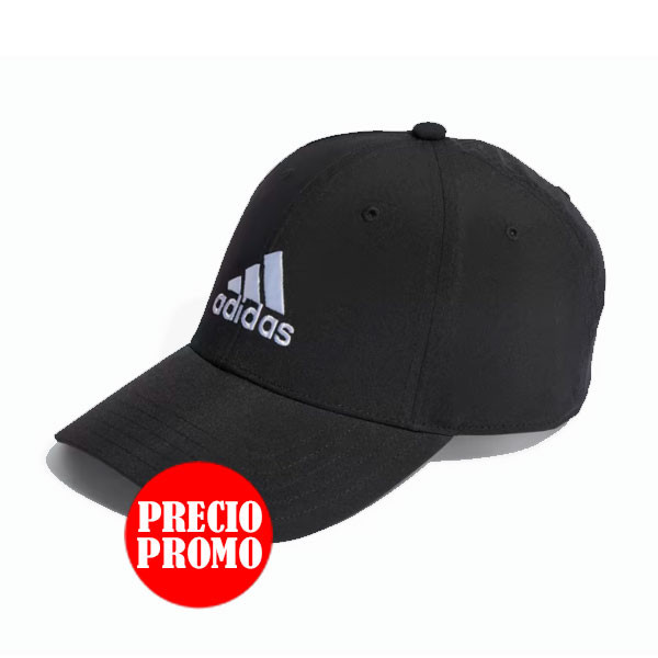 GORRA EMBROIDERED LOGO LIGHTWEIGHT NEGRO 2024 ADIDAS