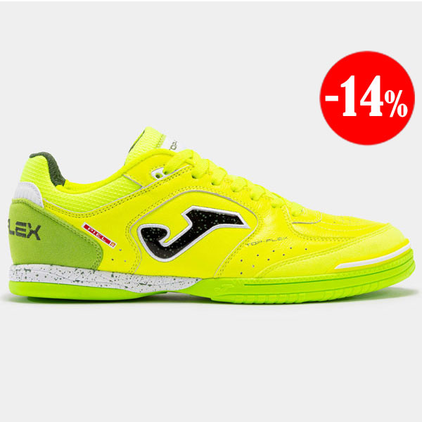 ZAPATILLAS TOP FLEX 2309 AMARILLO-VERDE INDOOR JOMA