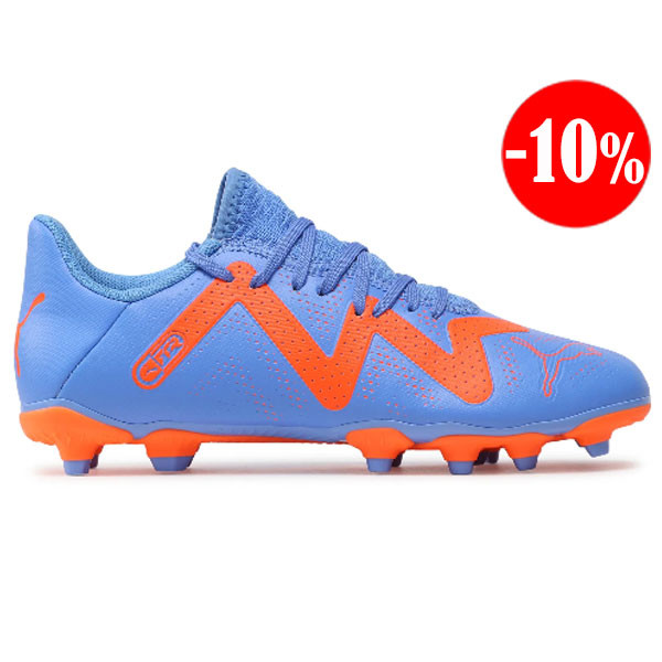 BOTAS FUTURE PLAY FG-AG AZUL-NARANJA PUMA