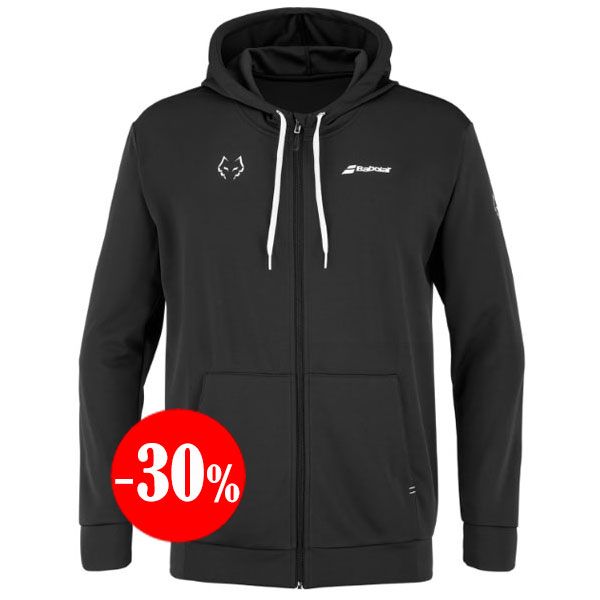 CHAQUETA HOOD JUAN LEBRON NEGRA BABOLAT
