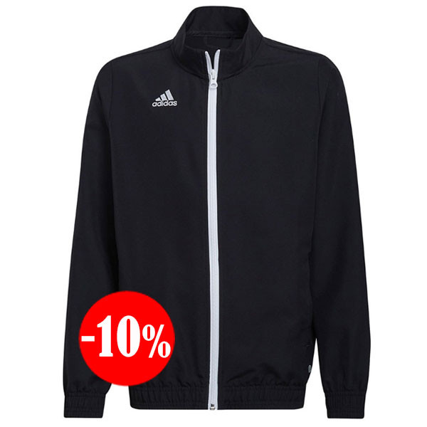 CHAQUETA ENTRADA 22 CON CREMALLERA NEGRA ADIDAS