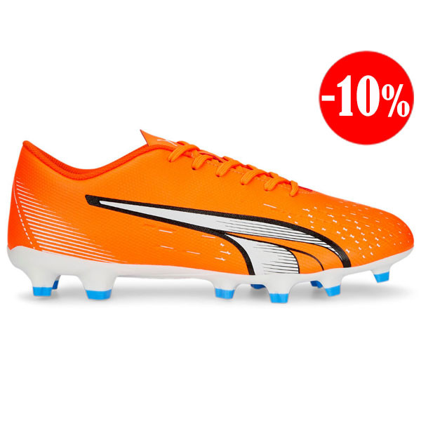 BOTAS ULTRA PLAY FG/AG NARANJA-BLANCO PUMA