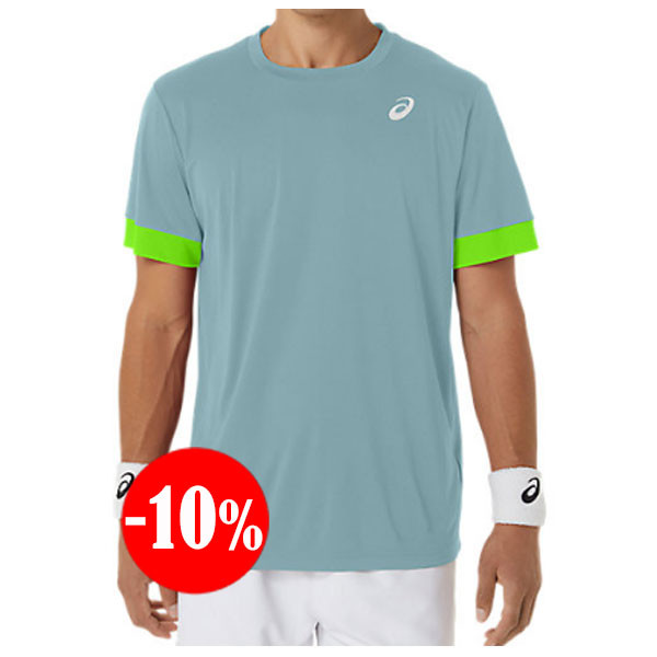 CAMISETA COURT SS MANGA CORTA TURQUESA-LIMA ASICS
