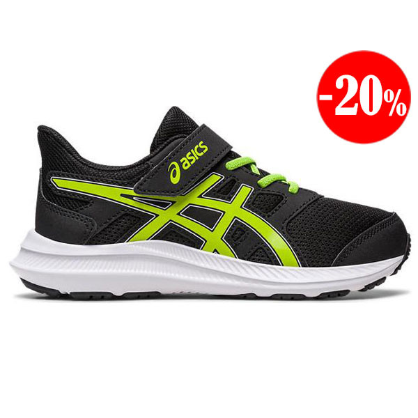 ZAPATILLAS JOLT 4 PS NEGRO-FLUOR ASICS