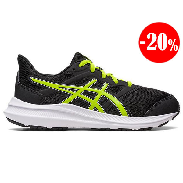 ZAPATILLAS JOLT 4 GS NEGRO-LIMA ASICS