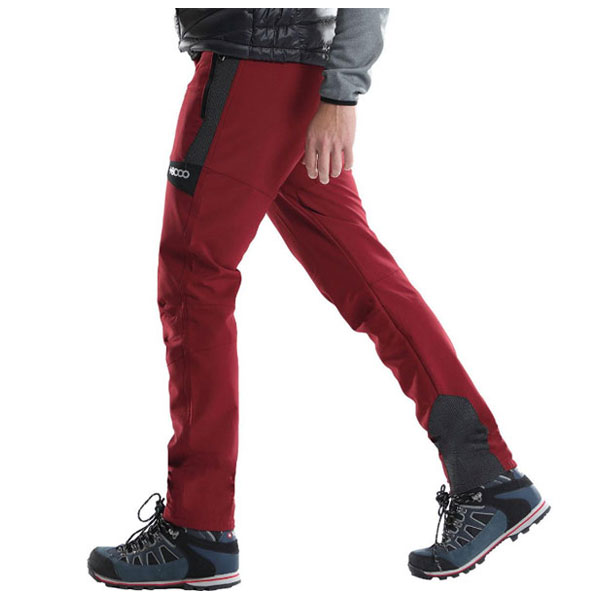 PANTALON NORDMORE LARGO GRANATE