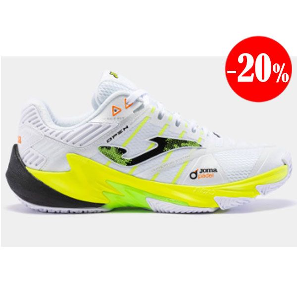 ZAPATILLAS OPEN 2402 BLANCO-LIMA 2024 JOMA