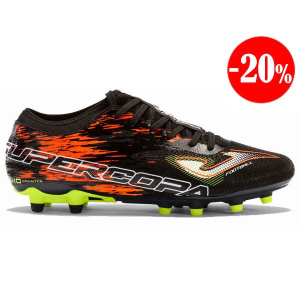 BOTAS SUPERCOPA 2301 NEGRO-CORAL FIRM GROUND JOMA