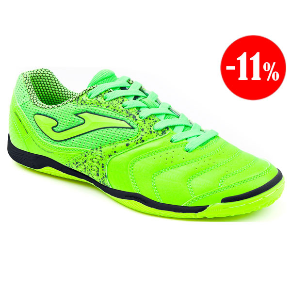 ZAPATILLAS DRIBLING 824 VERDE-FLUOR INDOOR JOMA