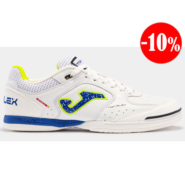 ZAPATILLAS TOP FLEX 2342 BLANCO-ROYAL INDOOR JOMA