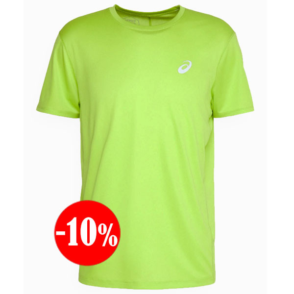 CAMISETA CORE SS MANGA CORTA VERDE-LIMA ASICS