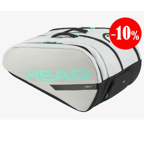 PALETERO TOUR BAG L GRIS-VERDE HEAD