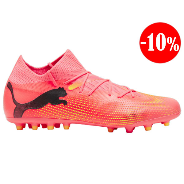 BOTAS FUTURE 7 MATCH MG NARANJA PUMA