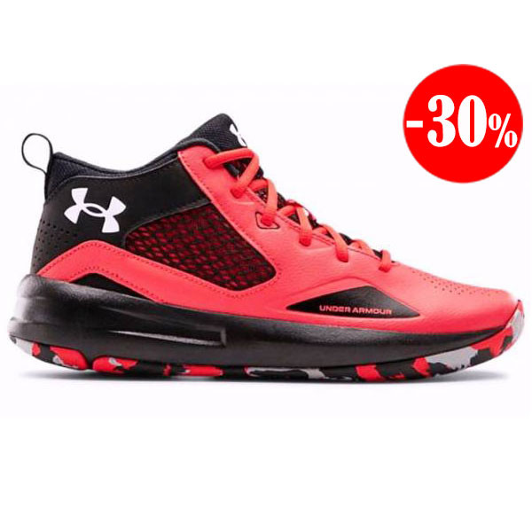 ZAPATILLAS LOCKDOWN 5 GS ROJO UNDER ARMOUR