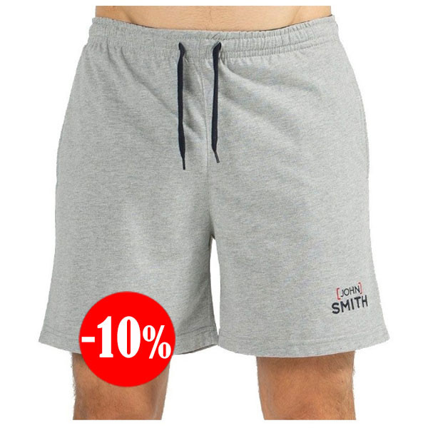 PANTALÓN GUVIO CORTO GRIS NEGRO JOHN SMITH