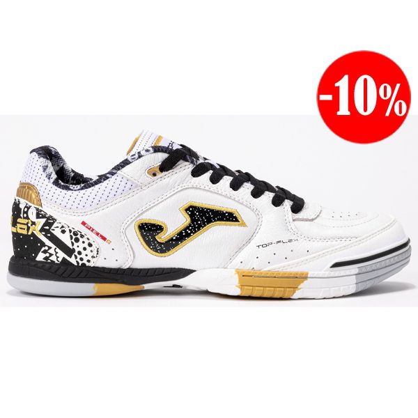 ZAPATILLAS TOP FLEX 2432 BLANCO-NEGRO INDOOR JOMA