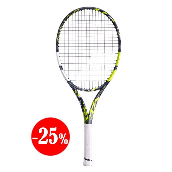 RAQUETA JR26 PURE AERO ENCORDADA 2024 BABOLAT