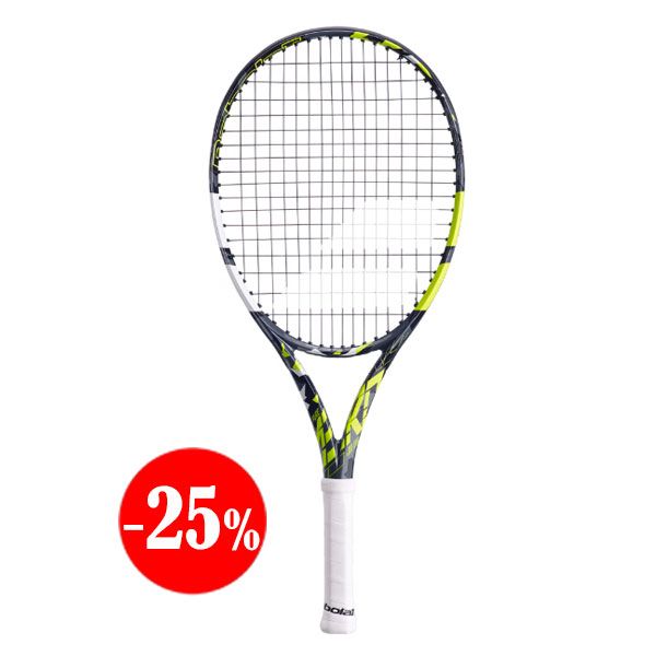 RAQUETA JR25 PURE AERO ENCORDADA 2024 BABOLAT