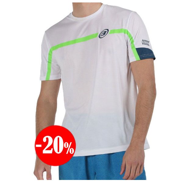 CAMISETA CAMILA MANGA CORTA BLANCO BULLPADEL