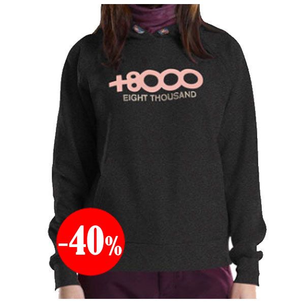 SUDADERA TORONI CON CAPUCHA NEGRO 2019 +8000