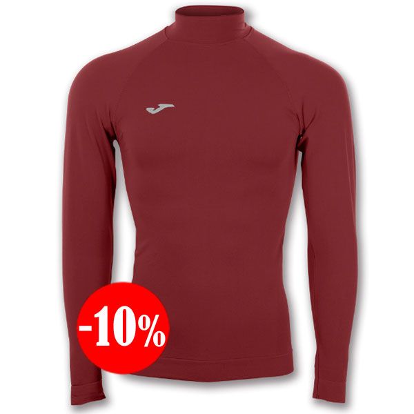 CAMISETA BRAMA CLASSIC MANGA LARGA ROJO 2025 JOMA