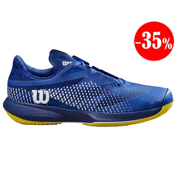 ZAPATILLAS KAOS SWIFT 1.5 CLAY AZUL-AMARILLO WILSON