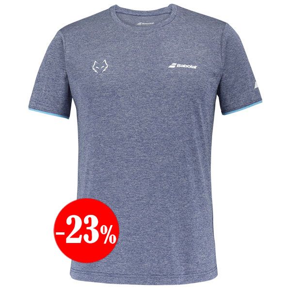 CAMISETA CREW NECK TEE LEBRóN 2025 AZUL BABOLAT