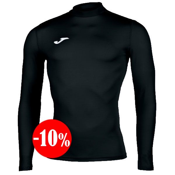 CAMISETA BRAMA ACADEMY MANGA LARGA NEGRO 2025 JOMA