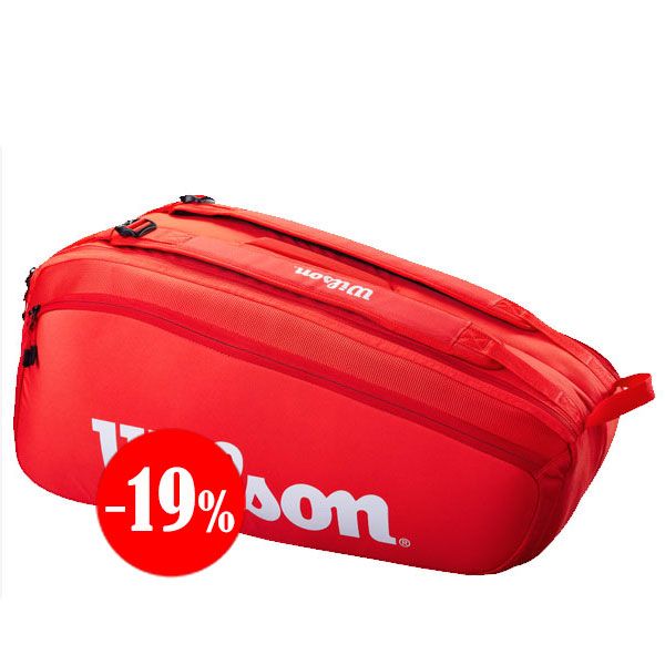 RAQUETERO 9PK SUPER TOUR 2025 ROJO