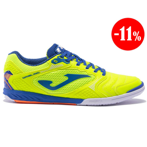 ZAPATILLAS DRIBLING 2109 AMARILLO-FLUOR INDOOR JOMA