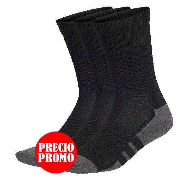 CALCETINES CLÁSICOS ESSENTIALS CLIMACOOL 3 PARES NEGRO 2026 ADIDAS