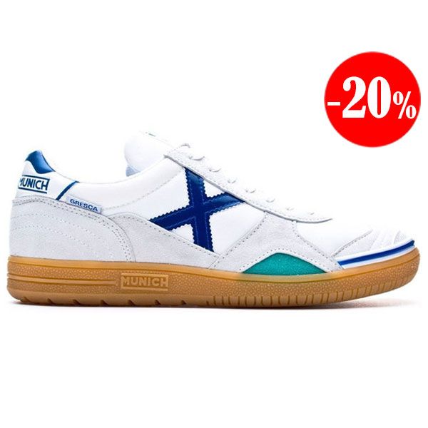 ZAPATILLAS GRESCA 01 BLANCO MUNICH
