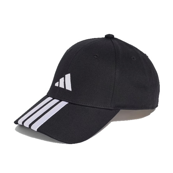 GORRA BBALL NEW LOGO 3 BANDAS NEGRO