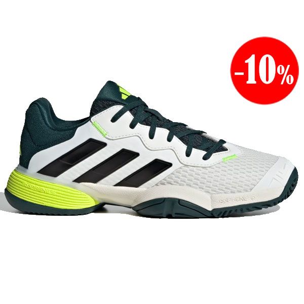 ZAPATILLAS BARRICADE BLANCO-VERDE 2025 ADIDAS