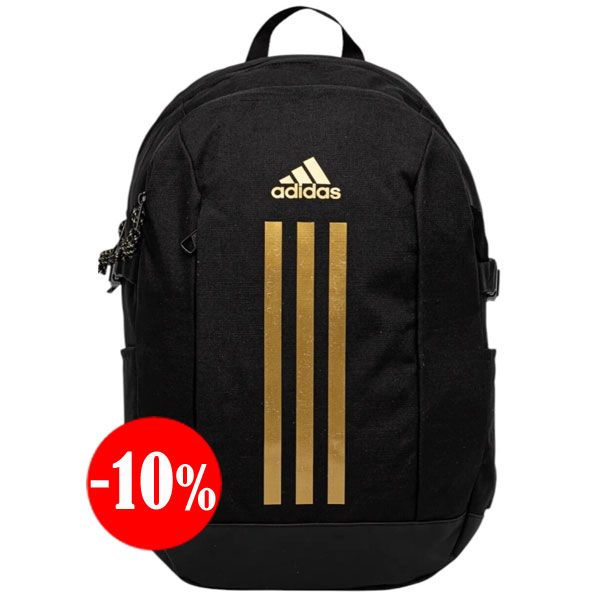 MOCHILA POWER VII NEGRO-DORADO 2025 ADIDAS