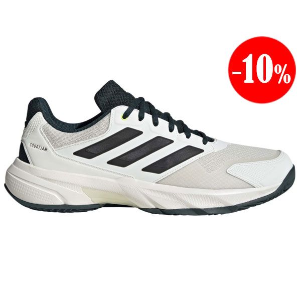 ZAPATILLAS COURTJAM CONTROL CLAY 2025 BLANCO-NEGRO 2025 ADIDAS