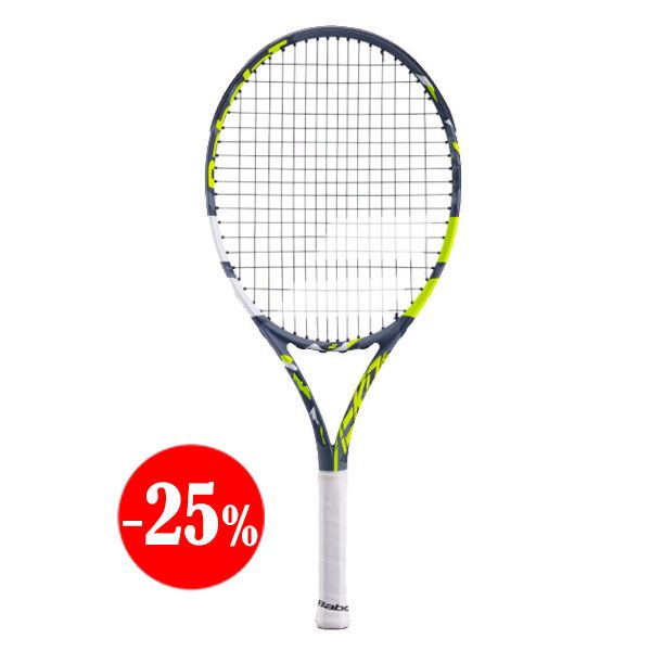 RAQUETA JR25 AERO ENCORDADA 2024 BABOLAT