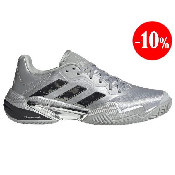 ZAPATILLAS BARRICADE 13 PLATA 2025 ADIDAS