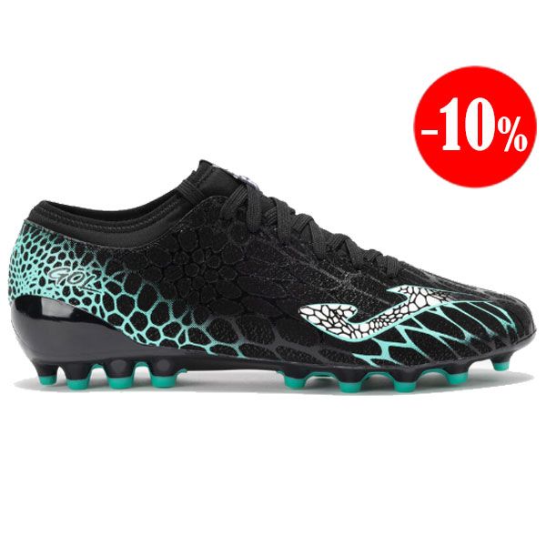 BOTAS GOL 2501 NEGRO-VERDE ARTIFICIAL GRASS 2025 JOMA