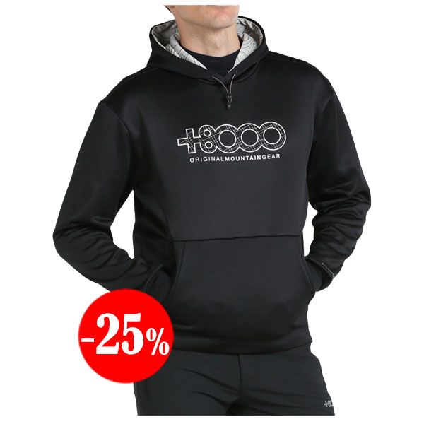 SUDADERA RELS CON CAPUCHA NEGRO 2023 +8000