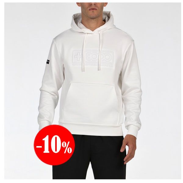 SUDADERA ESNOU CON CAPUCHA MARFIL 2025 +8000