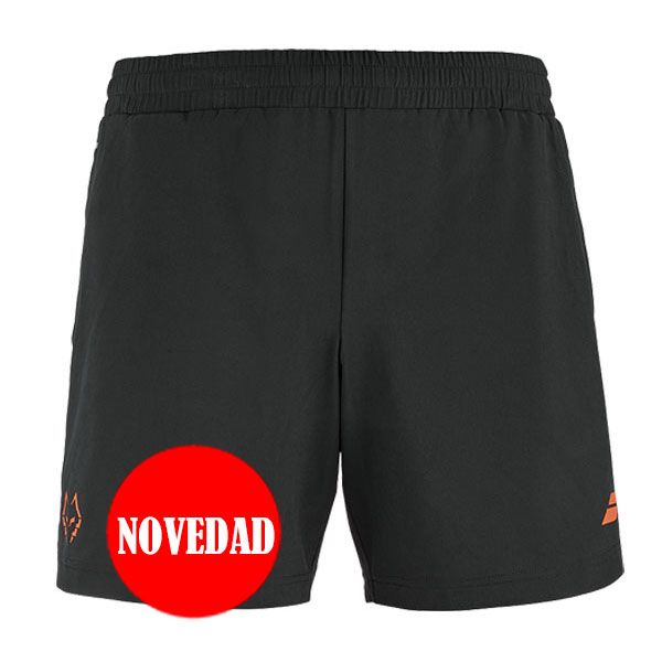PANTALÓN JUAN LEBRÓN CORTO NEGRO 2026 BABOLAT