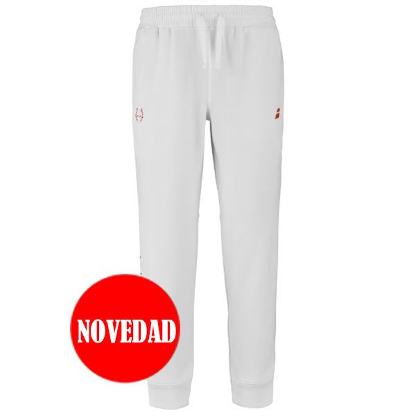 PANTALÓN JUAN LEBRóN LARGO BLANCO 2026 BABOLAT
