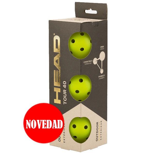 PELOTAS TOUR 40 3B OUTDOOR 2026 HEAD