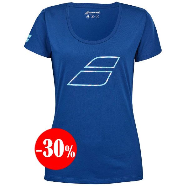 CAMISETA EXERCISE FLAG TEE MANGA CORTA MARINO 2025 BABOLAT