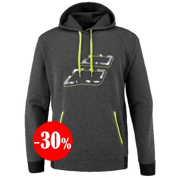 SUDADERA AERO CON CAPUCHA GRIS 2025 BABOLAT