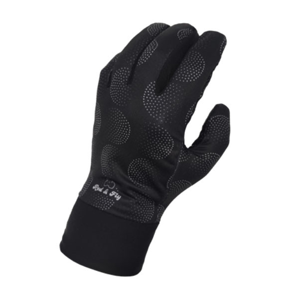 GUANTES FINOS ESTAMPADOS DEPORTIVOS NEGRO RED&FLY CASUAL SPORT